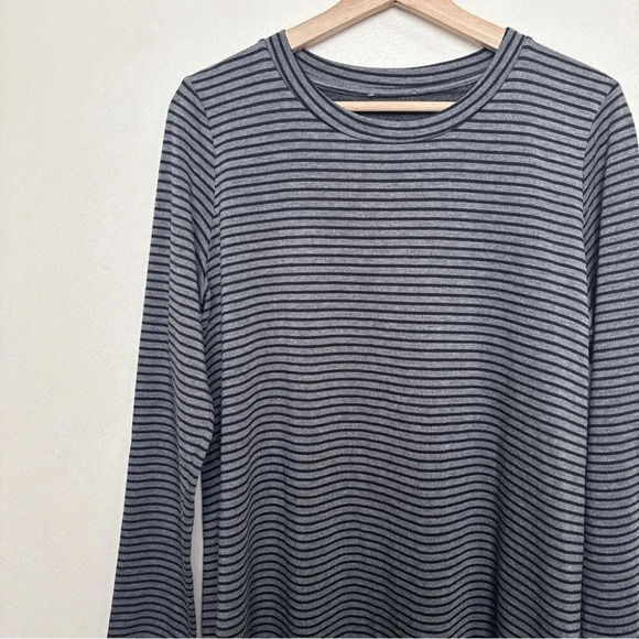 Eileen Fisher  Womens Medium Striped Long-Sleeve Tunic - Picture 9 of 16